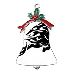 Culture  Metal Holly Leaf Bell Ornament by Shimman