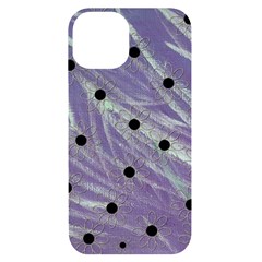 Hand Painted Branches With Collage Wood Bloom In Peace Iphone 14 Black Uv Print Case by pepitasart