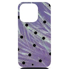 Hand Painted Branches With Collage Wood Bloom In Peace Iphone 14 Pro Black Uv Print Case by pepitasart