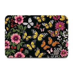 Flowers Butterfly Blooms Flowering Spring Plate Mats by Simbadda