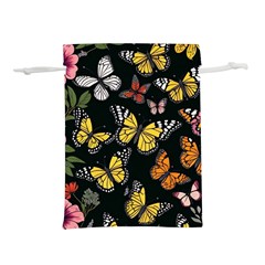 Flowers Butterfly Blooms Flowering Spring Lightweight Drawstring Pouch (l) by Simbadda