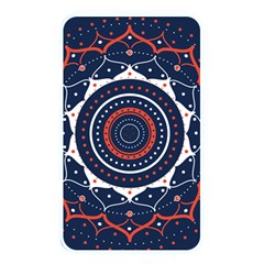 Mandala Orange Navy Memory Card Reader (rectangular) by Simbadda