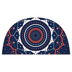 Mandala Orange Navy Anti Scalding Pot Cap