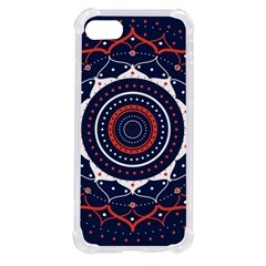 Mandala Orange Navy Iphone Se