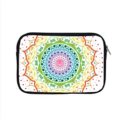 Mandala Pattern Rainbow Pride Apple Macbook Pro 15  Zipper Case by Simbadda