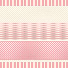 Background Pink Beige Decorative Texture Craft Play Mat (square) by Simbadda