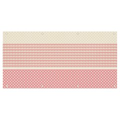 Background Pink Beige Decorative Texture Craft Banner And Sign 8  X 4  by Simbadda