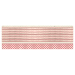 Background Pink Beige Decorative Texture Craft Banner And Sign 12  X 4  by Simbadda