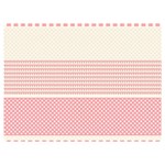 Background Pink Beige Decorative Texture Craft Two Sides Premium Plush Fleece Blanket (Extra Small) 40 x30  Blanket Front