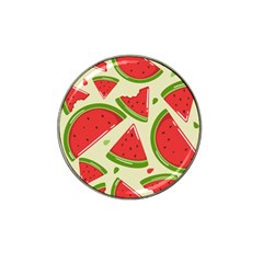 Cute Watermelon Seamless Pattern Hat Clip Ball Marker by Simbadda