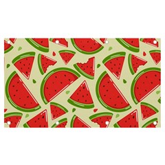 Cute Watermelon Seamless Pattern Banner And Sign 7  X 4  by Simbadda