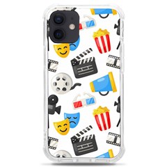 Cinema Icons Pattern Seamless Signs Symbols Collection Icon Iphone 12 Mini Tpu Uv Print Case	 by Simbadda