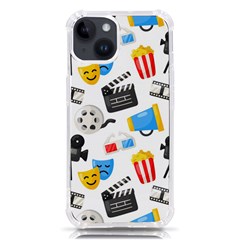 Cinema Icons Pattern Seamless Signs Symbols Collection Icon Iphone 14 Tpu Uv Print Case by Simbadda