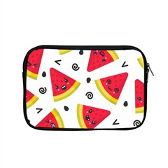 Cute Smiling Watermelon Seamless Pattern White Background Apple Macbook Pro 15  Zipper Case by Simbadda