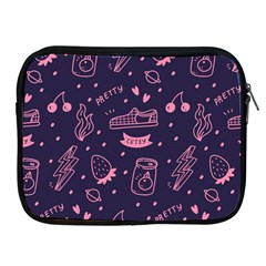 Various Cute Girly Stuff Seamless Pattern Apple Ipad 2/3/4 Zipper Cases