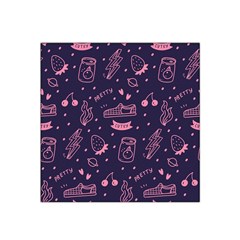 Various Cute Girly Stuff Seamless Pattern Satin Bandana Scarf 22  X 22  by Simbadda