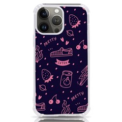 Various Cute Girly Stuff Seamless Pattern Iphone 13 Pro Max Tpu Uv Print Case