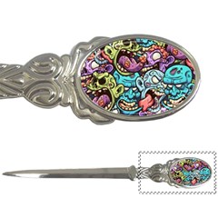 Zombie Heads Pattern Letter Opener by Simbadda