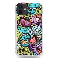 Zombie Heads Pattern Iphone 12 Mini Tpu Uv Print Case	 by Simbadda