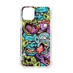 Zombie Heads Pattern Iphone 11 Pro 5 8 Inch Tpu Uv Print Case by Simbadda