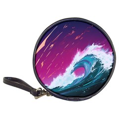 Tsunami Waves Ocean Sea Nautical Nature Water Unique Classic 20-cd Wallets by Simbadda