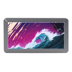 Tsunami Waves Ocean Sea Nautical Nature Water Unique Memory Card Reader (mini) by Simbadda