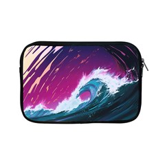 Tsunami Waves Ocean Sea Nautical Nature Water Unique Apple Ipad Mini Zipper Cases by Simbadda