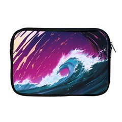 Tsunami Waves Ocean Sea Nautical Nature Water Unique Apple Macbook Pro 17  Zipper Case by Simbadda