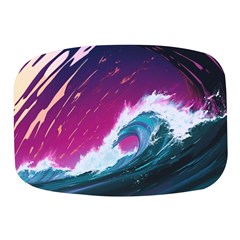 Tsunami Waves Ocean Sea Nautical Nature Water Unique Mini Square Pill Box