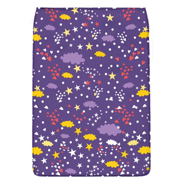 Pattern Cute Clouds Stars Removable Flap Cover (S)