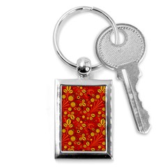 Seamless Pattern Slavic Folk Style Key Chain (rectangle) by Simbadda