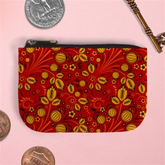 Seamless Pattern Slavic Folk Style Mini Coin Purse by Simbadda