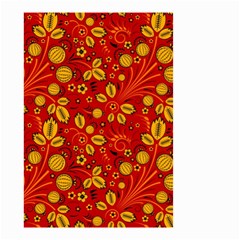 Seamless Pattern Slavic Folk Style Small Garden Flag (two Sides) by Simbadda