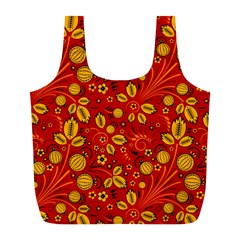 Seamless Pattern Slavic Folk Style Full Print Recycle Bag (l) by Simbadda