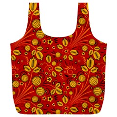 Seamless Pattern Slavic Folk Style Full Print Recycle Bag (xl) by Simbadda