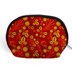 Seamless Pattern Slavic Folk Style Accessory Pouch (medium) by Simbadda