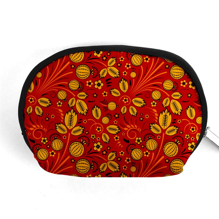 Seamless Pattern Slavic Folk Style Accessory Pouch (Medium)