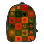 Space Pattern Multicolour School Bag (Large) Front