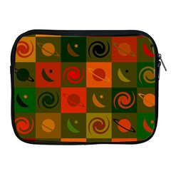 Space Pattern Multicolour Apple Ipad 2/3/4 Zipper Cases by Simbadda