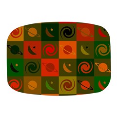 Space Pattern Multicolour Mini Square Pill Box