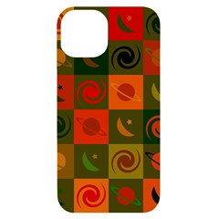 Space Pattern Multicolour Iphone 14 Black Uv Print Case