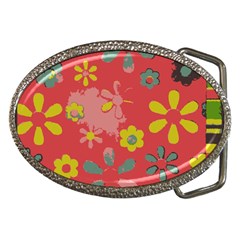 Flowers Pattern Belt Buckles