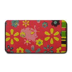 Flowers Pattern Medium Bar Mat