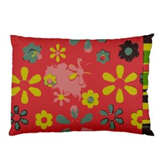 Flowers Pattern Pillow Case