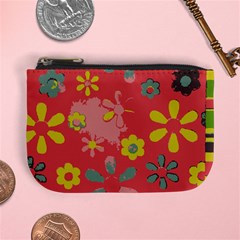 Flowers Pattern Mini Coin Purse