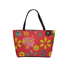 Flowers Pattern Classic Shoulder Handbag