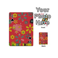 Flowers Pattern Playing Cards 54 Designs (Mini)