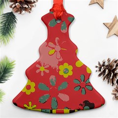 Flowers Pattern Ornament (Christmas Tree) 