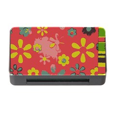 Flowers Pattern Memory Card Reader with CF