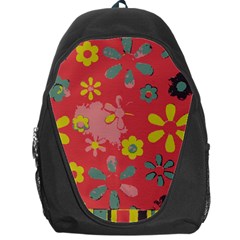 Flowers Pattern Backpack Bag